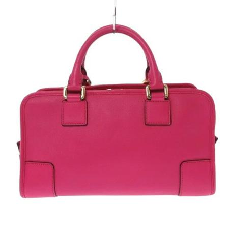 Loewe Pre-owned, Pre-owned Leather handbags Roze, Dames, Maat:ONE Size