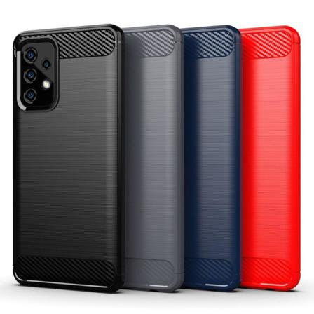Skalo Samsung A52/a52s Armor Carbon Stöttåligt Tpu-skal - Fler F Grå