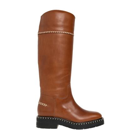 Chloé ‘Noua’ leather Laarzen , Bruin , Dames , Maat: 39 EU Laarzen
