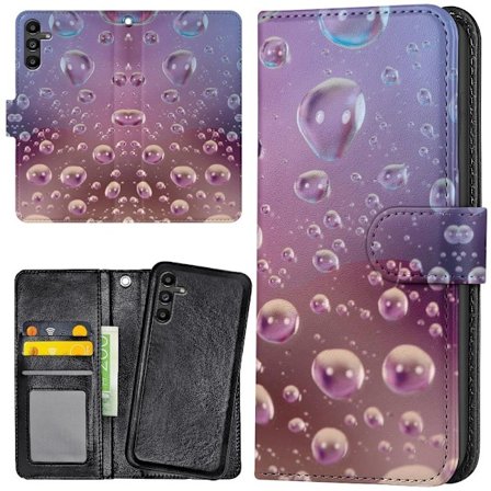 Samsung Galaxy S24 FE - Plånboksfodral/Skal Bubblor