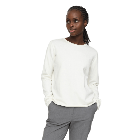 Soft Rebels Srmarla O-neck Roll Edge Knit Tröjor Dam Vit L