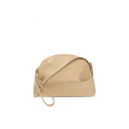 Chloé, Judy Mini Shoulder Bag Beige, Dames, Maat:ONE Size,leer