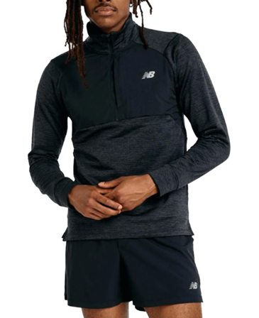 New Balance Athletics Heat Grid 1/2 Zip Black