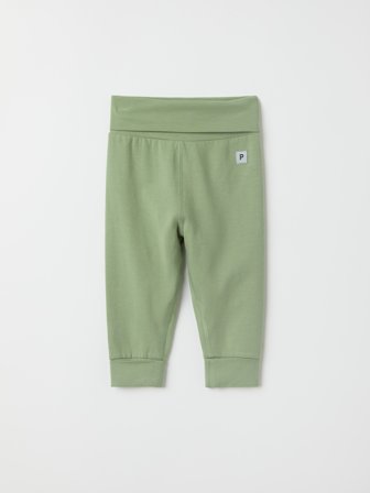 Polarn O. Pyret - trousers with fold-down cuffs - 68 - Childrenswear - green