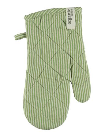 Oven Glove Ella Gots Organic Home Textiles Kitchen Textiles Oven Mitts & Gloves Grön Noble House