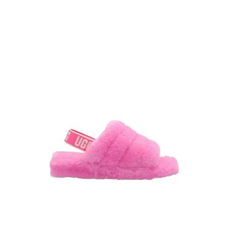 Ugg, Fluff Yeah fur sandals Roze, Dames, Maat:40 EU