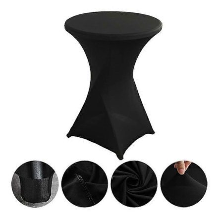 Cocktail-pyöreä spandex-pöytäliina, neljään suuntaan tiukka joustava