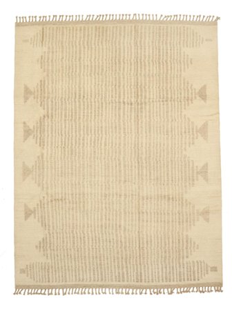 Hand Knotted Berber Style Rug 239X318 Wool Large