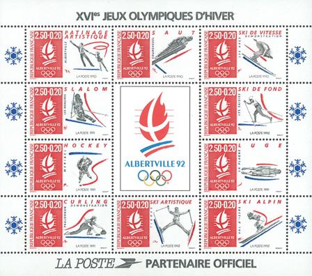 Frankrig 1992 - YT BF 14 - Miniark - Postfrisk