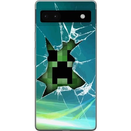 Kompatibelt Mobilskal till Google Google Pixel 6a Minecraft