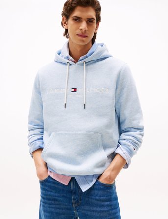 Tommy Hilfiger Tommy Logo Hoody - Blue - XXL