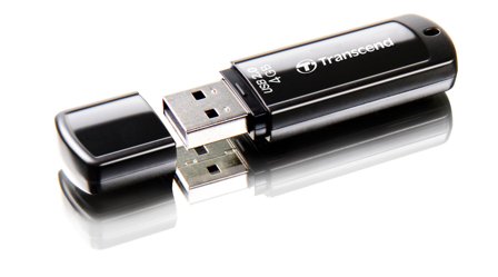Transcend JetFlash 350 - USB-flashstasjon - 4 GB
