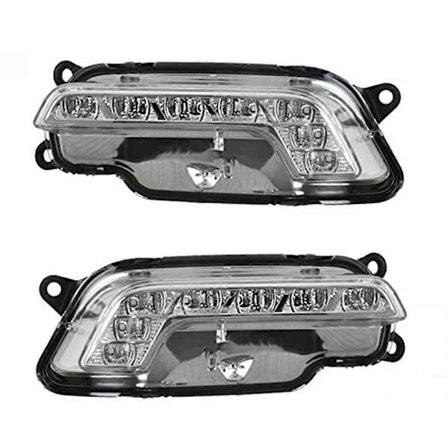 LED kjørelys DRL nedre støtfangergrill for W212 E300 E350 E500 2009-2013
