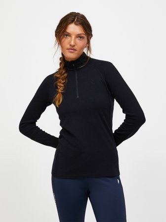 Magic Half Zip Wool-blend Baselayer Women