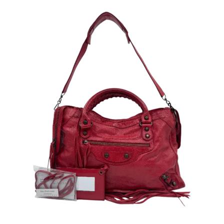 Balenciaga Vintage Pre-owned Taske Rød, Dame Vintage Tasker, Størrelse: ONE Size