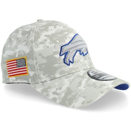 New Era - NFL Camo fitted Keps - Buffalo Bills 39THIRTY NFL Salute To Service Camo Fitted @ Hatstore
