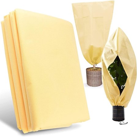 Vinterplante fleece frostbeskyttelse plante nem fleece jakker, plante fleece jakke til udendørs have plante urt stor (180x120cm)