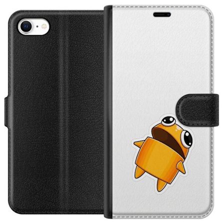 Kompatibelt Lommeboketui til Apple Apple iPhone 6 Orange tegnet figur med store øyne og dynamisk posisjon i leken stil