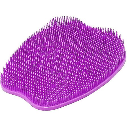 Suihkujalkaharja, Suihku Kuorinta Jalkaharja Parantaa Verenkiertoa Jaloille Jalkoille Liukumaton Imukappaleilla - Violetti