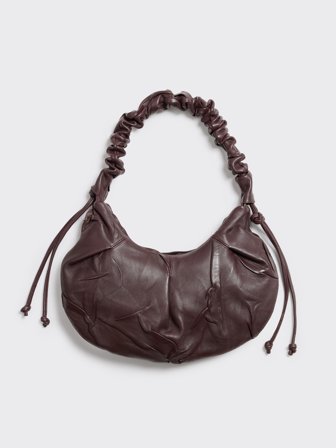 Holzweiler - Leni Slouchy Leather Cocoon Bag - Burgundy - Womens - One size