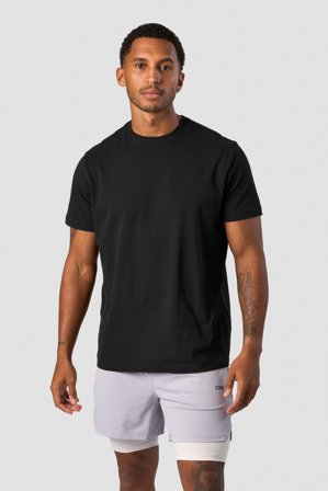 ICANIWILL - Everyday Cotton T-shirt Men Black - Herre - ICIW