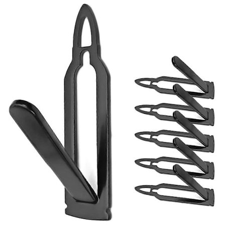 6 Hjorteskallefeste, Veggfeste Skallefeste for Hjort og Andre Mindre Skaller, Europeisk Feste