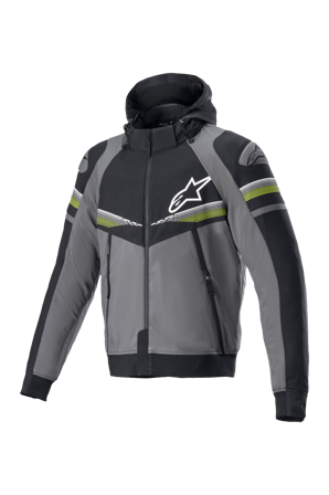 Giacca Moto Alpinestars Sektor V2 Tech Grigio-Nero-Giallo Fluo 3XL