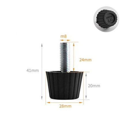 Bordplademøbelfødder 3 3