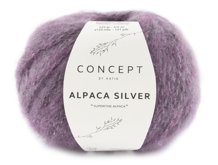 Katia Alpaca-Silver Lilla-Silver 274, 25g