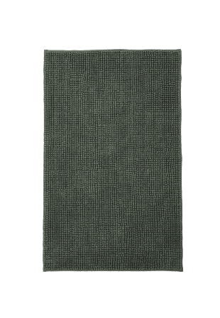 Åhléns Home Badsrumsmatta CHENILLE 50x80 cm Badrumsmattor Grön ONESIZE