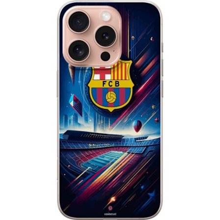 Yhteensopiva Puhelinkuori Apple iPhone 16 Pro FC Barcelona