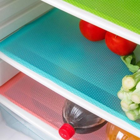 8 st kylskåpsunderlägg, tvättbara mattor, överdrag, dynor