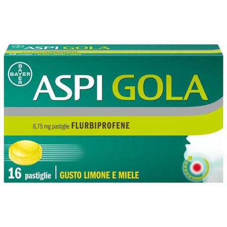 Aspi Gola Caramelle Antinfiammatorio per Gola Infiammata e Mal di