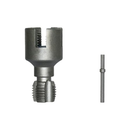 Integrerat gängverktyg för rör, invändigt och utvändigt, 1/2'' och 3/4'' vattenrör, integrerad gängare, elektrisk borrkompatibel