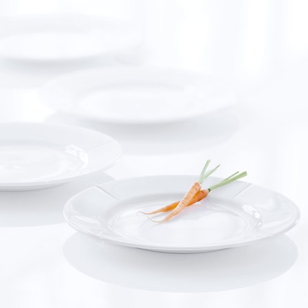 Rosendahl Grand Cru tallerken hvid Ø23 cm. 4 stk. | KitchenOne