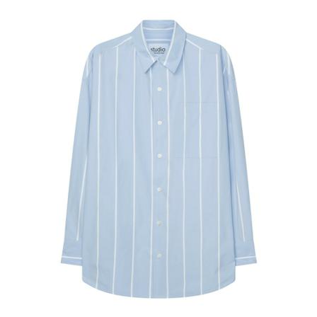Seidensticker Gender neutral Oversized fit , Blauw , Heren , Maat: M Casual Overhemden