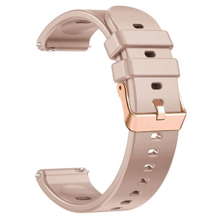 Huawei Watch GT 5 Pro 42mm / GT 5 41mm silikonihihna 18mm kellonauhan vaihto - Aprikoosi