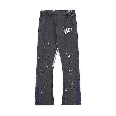 Utenlandske bestillinger Gallery Dept Håndmalt Sprut-blekk Søm Snøring High Street Casual Joggebukser Bootcut Bukser Herre Sport