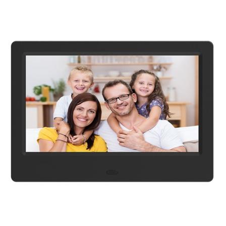 7 tuuman digitaalinen valokuvakehys (musta), elektroninen valokuva-albumi, USB-videosoitin, monitoiminen digitaalinen valokuvakehys, kannettava näyttö