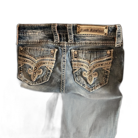 Rock Revival ljusblå bootcut jeans