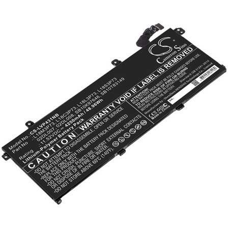 Batteri til bærbar PC for Lenovo ThinkPad T490, ThinkPad T490 20N2001MCD og andre.