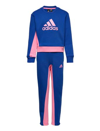 Badge Of Sport Cotton Tracksuit Sets Tracksuits Monivärinen/Kuvioitu Adidas Performance