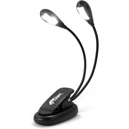 Dual Head Music Stand Light med 4x LED