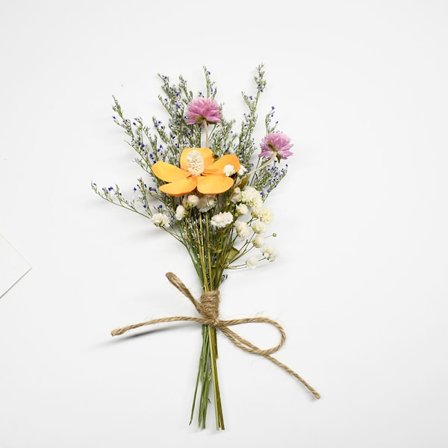 Evig Blomst Tørret Blomst Festival Gave Mini Lille Blomsterbuket Aromaterapi Flaske Brystblomst