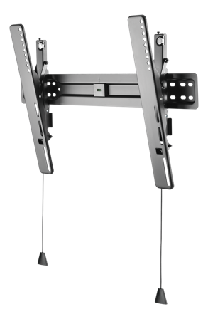 Deltaco Office ARM-0153 - Ultra-Slim - brakett - tipping - for LCD TV / kurvet LCD TV - matt svart