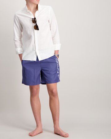 GANT LOGO LIGHTWEIGHT SWIM SHORTS Sininen Uima-asut/kylpytakit Pojat - Kids Brand Store