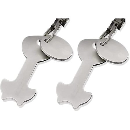 Ostoskärryn avain, irrotettava ostoskärryn avain fob ruostumaton teräs, ei tartu lukkoon, ostosavain avaimenperä ostoskärryyn