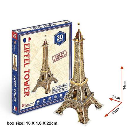 3D Paperi Puzzle Sana Kuuluisa Rakennus Eiffel-torni Puzzle Kokoaminen Malli Käsityö DIY Opettavat Lelut Lapsille Aikuisten Lahja Eiffel-torni