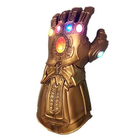 (Guld) Lysende Handsker Avengers Infinity War Infinity Handsker LED L
