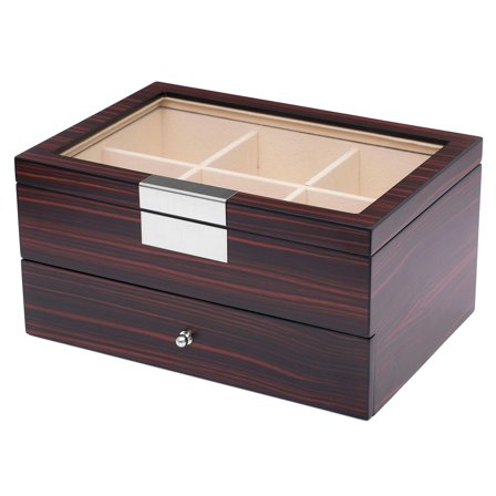 Eebenpuinen kaksikerroksinen solmiolaatikko for Men